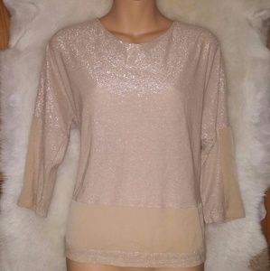 Women's lightweight shimmer blouse